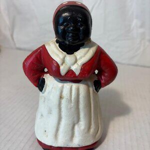 Cast Iron Black Americana Coin Bank